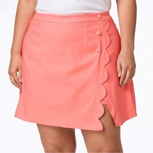 ORANGE Scalloped Skort